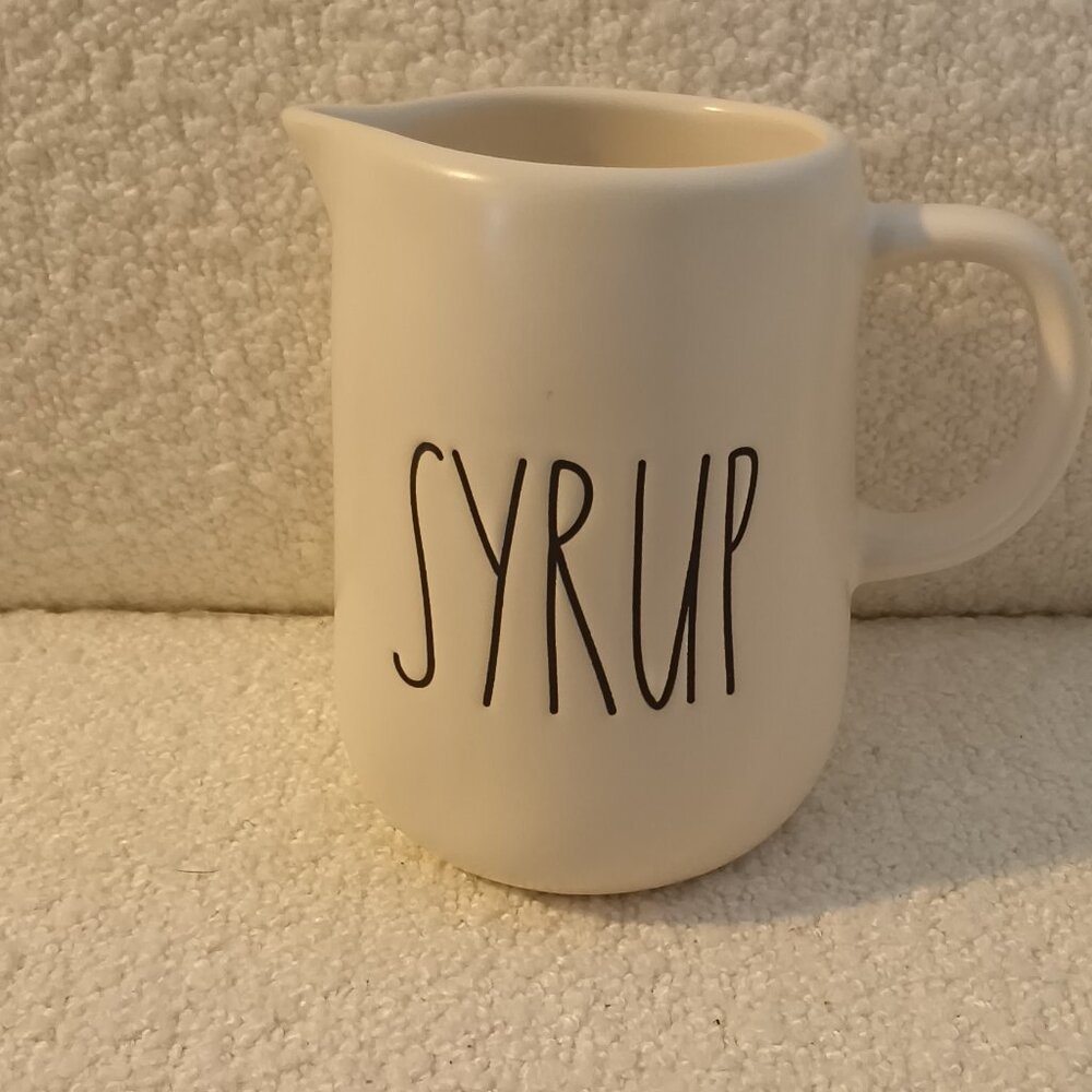Rare Rae Dunn Syrup Pitcher Like New
